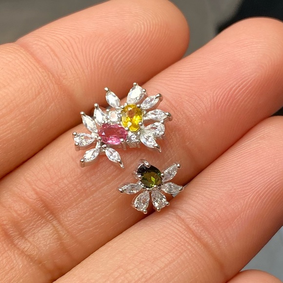 S925 designer Natural Tourmaline ring - Picture 12 of 16